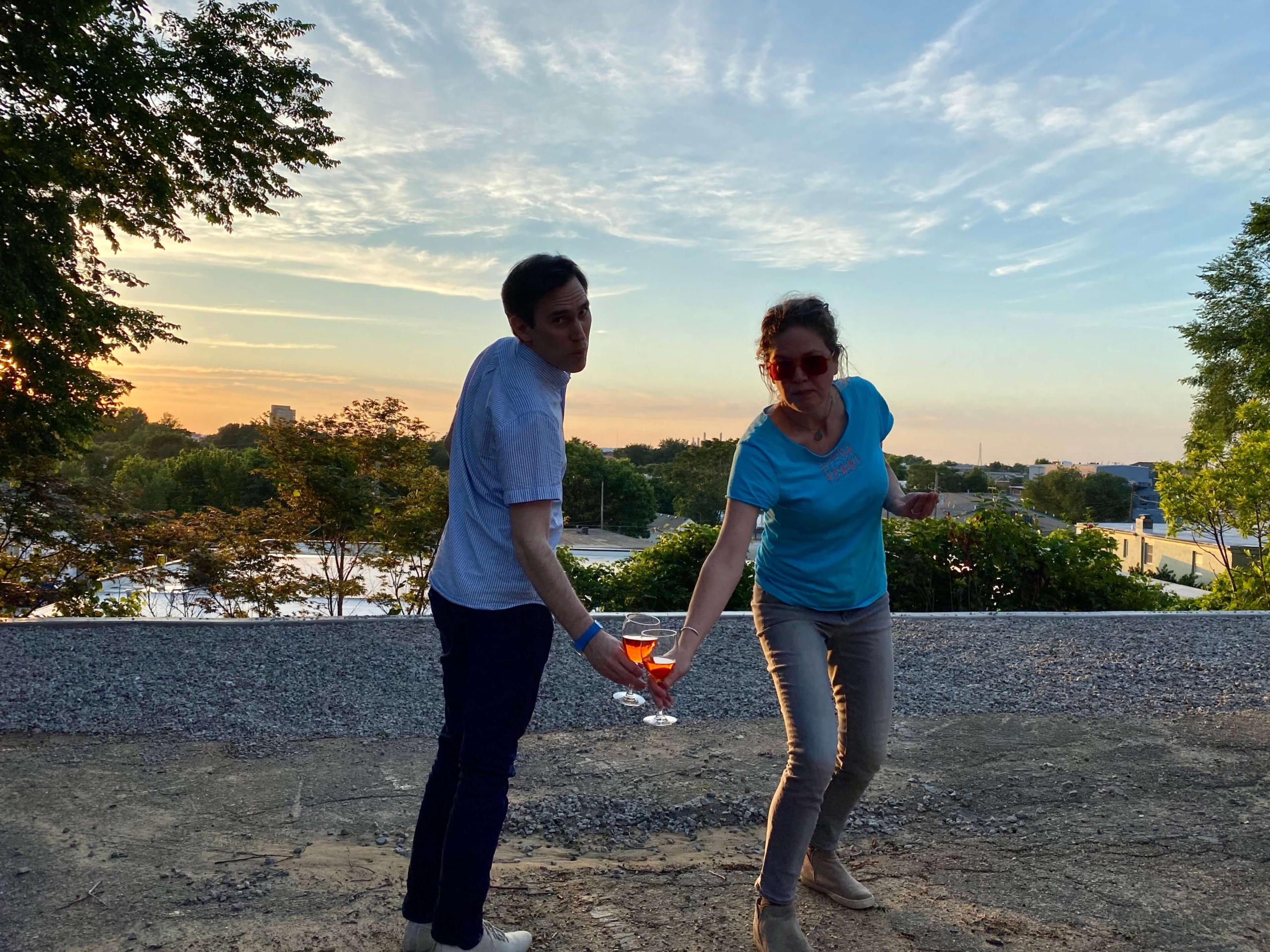 Joey Yates & Letitia Quesenberry, circa 2020.