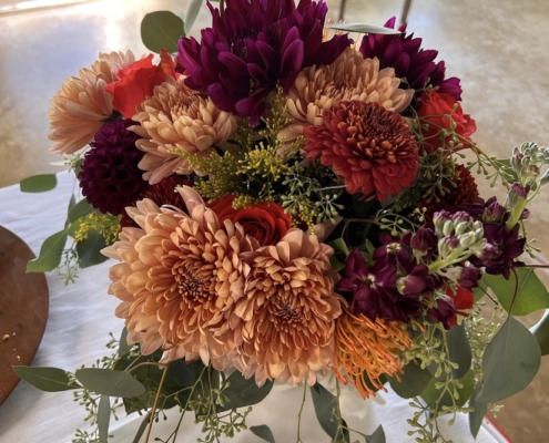 Beautiful Autumnal Floral Arrangement